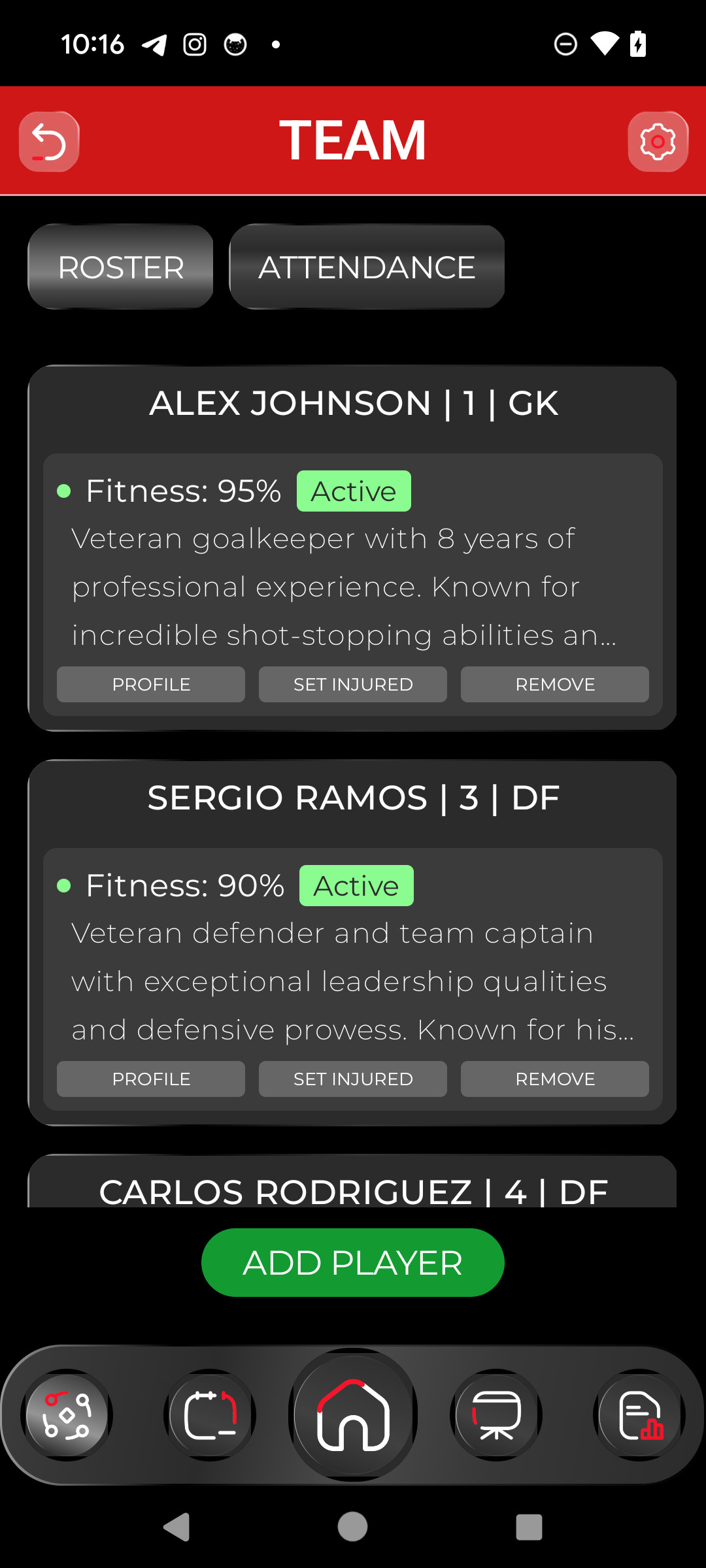 Training Planner